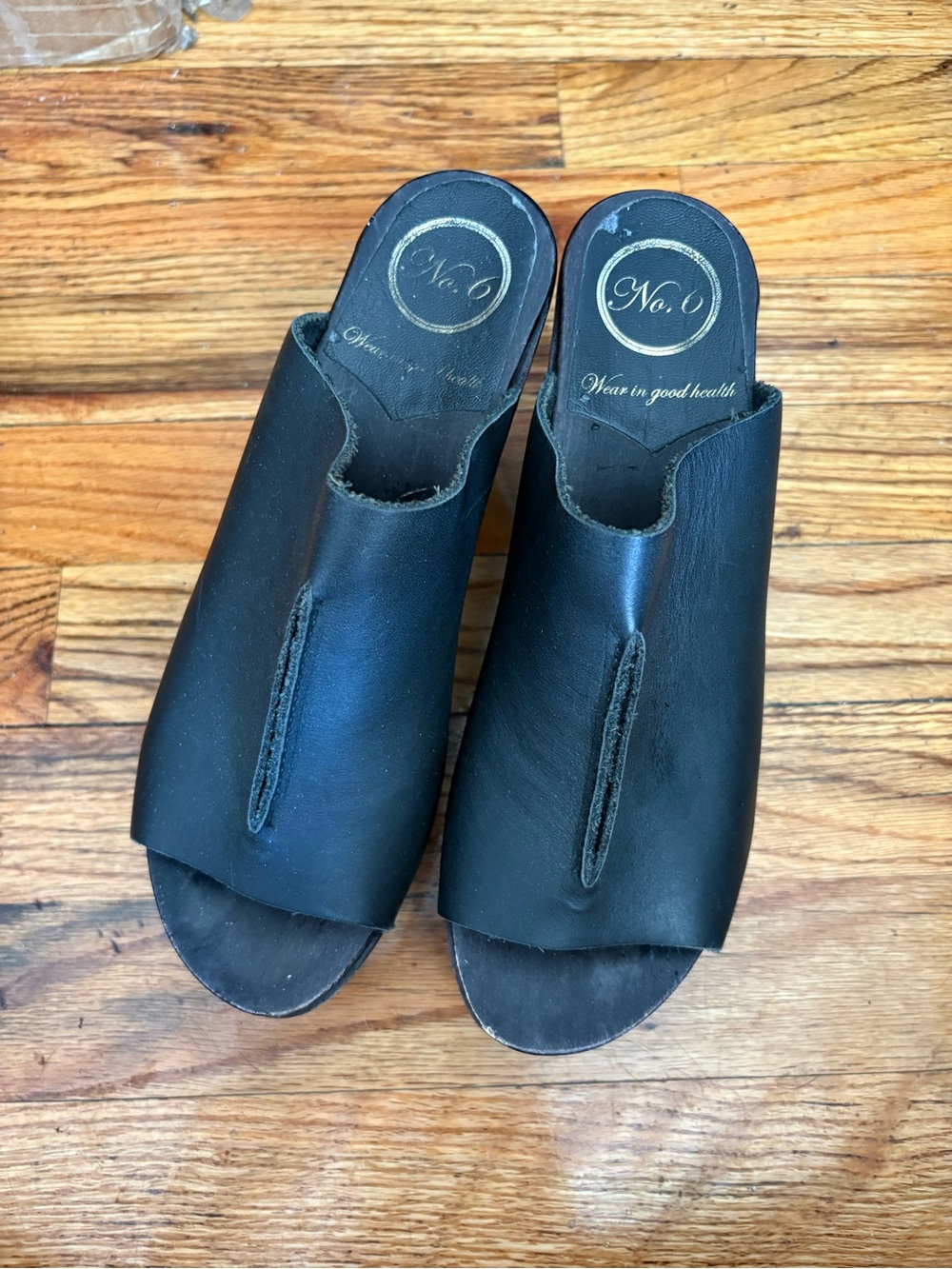 No. 6 Open Toe Platform Clogs 37 - Picture 2 of 9